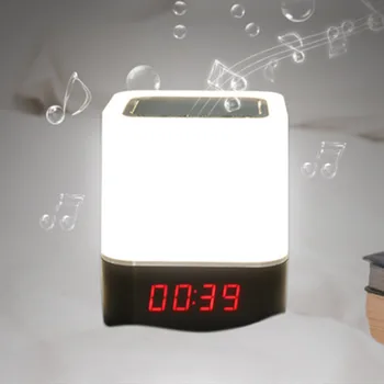 bluetooth Speaker Touch LED Night Light Clock Alarm Clock Pluggable Subwoofer HIFI Sound Player 5W+ Amplifier 4000mAh Battery
bluetooth Speaker Touch LED Night Light Clock Alarm Clock Pluggable Subwoofer HIFI Sound Player 5W+ Amplifier 4000mAh Battery