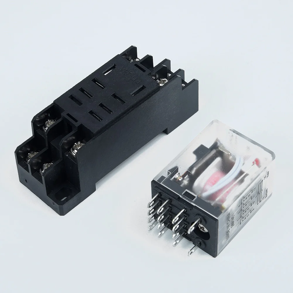 Kit Leistungsrelais 10A LY2NJ DPDT 8 Pins Mit Sockel 110//120V 220//230V Zubehör