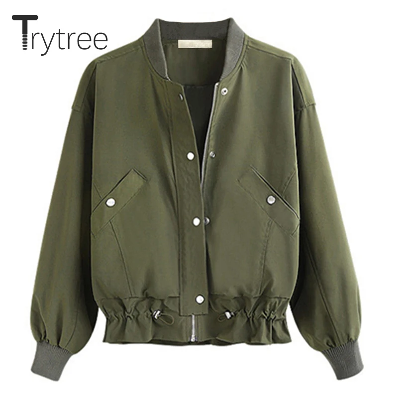 Ttytree 2019 Autumn Winter Women Casual Coat O-neck Pockets Button Zippers Ruffles Drawstring Fashion Loose Tops Cool Short Coat
Ttytree 2019 Autumn Winter Women Casual Coat O-neck Pockets Button Zippers Ruffles Drawstring Fashion Loose Tops Cool Short Coat