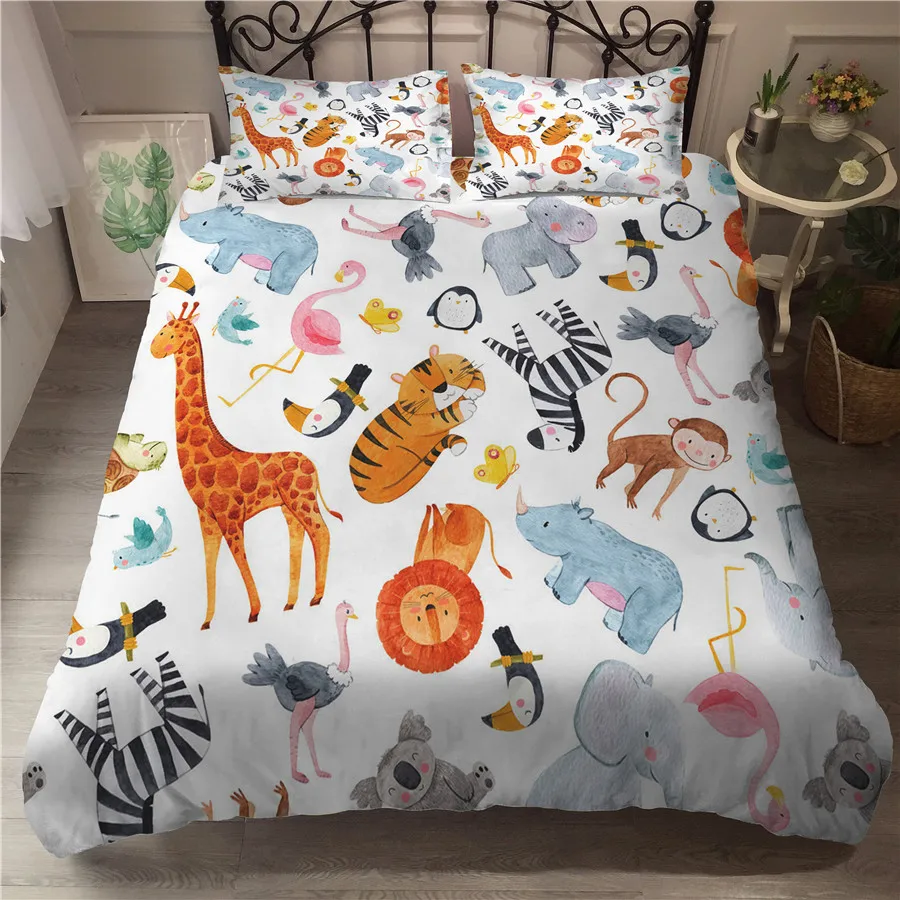 A Bedding Set 3D Printed Duvet Cover Bed Set animal Home Textiles for Adults Bedclothes with Pillowcase #ET11
A Bedding Set 3D Printed Duvet Cover Bed Set animal Home Textiles for Adults Bedclothes with Pillowcase #ET11
