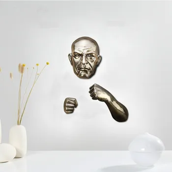 Creative Boxer 3D Sports Portrait Wall Sculpture Pendant Jewelry Cast Copper Resin Crafts Home Decoration
Creative Boxer 3D Sports Portrait Wall Sculpture Pendant Jewelry Cast Copper Resin Crafts Home Decoration