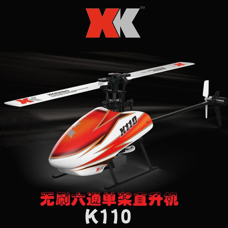 Weili XK K110 Non-Aileron Helicopter Six-Channel Brushless Stand-up Remote Control Aircraft 3D Inverted Model Airplane
Weili XK K110 Non-Aileron Helicopter Six-Channel Brushless Stand-up Remote Control Aircraft 3D Inverted Model Airplane