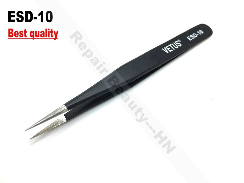 1 шт. Vetus ESD 10 ESD-10 BGA антистатические инструменты пинцет для технического