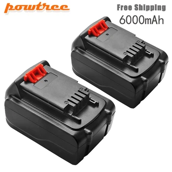 Powtree 6000mAh Battery For Black & Decker LBXR20 20Volt Lithium LB20 LCS1620 LDX220 Rechargeble Tools batteries
Powtree 6000mAh Battery For Black & Decker LBXR20 20Volt Lithium LB20 LCS1620 LDX220 Rechargeble Tools batteries