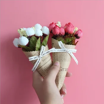 Wedding Decoration Team Bride To Be Kraft Paper Rose Lily Fake Artificial Dried Flowers Buds Craft DIY Party Gifts for The Gusts
Wedding Decoration Team Bride To Be Kraft Paper Rose Lily Fake Artificial Dried Flowers Buds Craft DIY Party Gifts for The Gusts