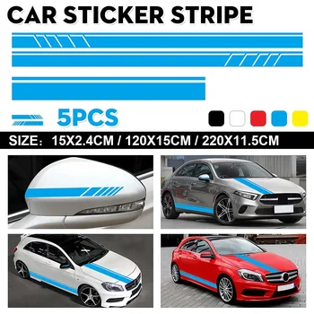 5pcs Car Body Side Strips Cover Trim Stickers Rearview Mirror Engine Cover Vinyl Decal Stickers DIY Decoration Unviersal
5pcs Car Body Side Strips Cover Trim Stickers Rearview Mirror Engine Cover Vinyl Decal Stickers DIY Decoration Unviersal