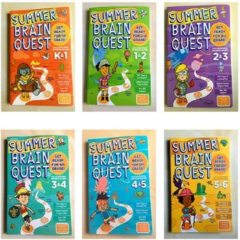 Summer Brain Quest English version of the intellectual development card books questions and answers card smart start Child kids
Summer Brain Quest English version of the intellectual development card books questions and answers card smart start Child kids