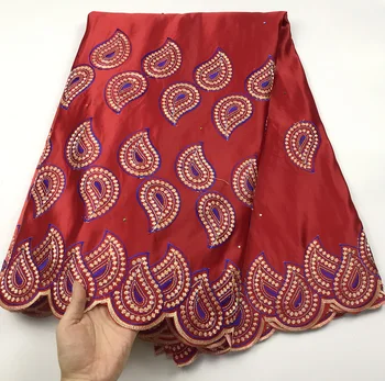 Cheap African Lace Fabric 2019 High Quality George Lace Fabric 5Yards Red Nigerian Lace Fabrics African Fabric For Wedding Dress
Cheap African Lace Fabric 2019 High Quality George Lace Fabric 5Yards Red Nigerian Lace Fabrics African Fabric For Wedding Dress