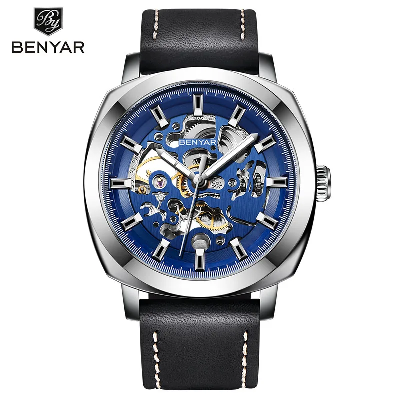 BENYAR watch Men Luxury Top Brand Mechanical Watch Fashion Business Men Watch Automatic Steel Wristwatch Luminous Waterproof AAA 
BENYAR watch Men Luxury Top Brand Mechanical Watch Fashion Business Men Watch Automatic Steel Wristwatch Luminous Waterproof AAA