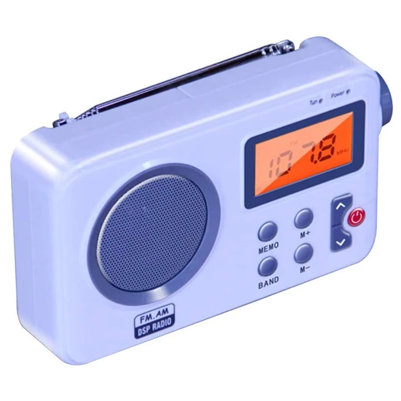 Outdoor LCD Display Portable Radio Earphone Port DAB Digital AM FM Stereo Home T8DA
Outdoor LCD Display Portable Radio Earphone Port DAB Digital AM FM Stereo Home T8DA