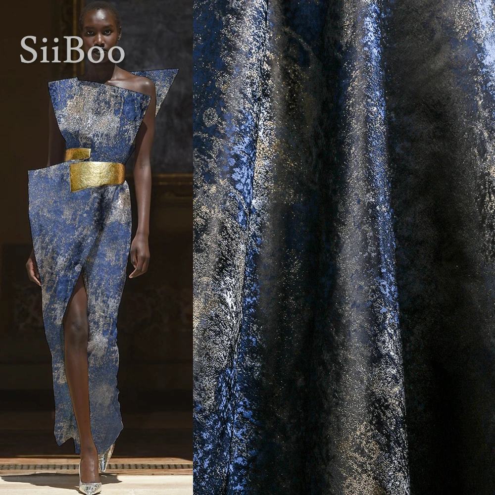Siiboo metallic jacquard fabric high quality abstract pattern designer chic tissu Italy fashion style sp6435
Siiboo metallic jacquard fabric high quality abstract pattern designer chic tissu Italy fashion style sp6435