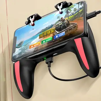 H10 Gaming Accessories Handheld Grip Game Controller Joystick Gamepad for Pubg Trigger Dual Cooling Fan Game Cooler for Phones
H10 Gaming Accessories Handheld Grip Game Controller Joystick Gamepad for Pubg Trigger Dual Cooling Fan Game Cooler for Phones