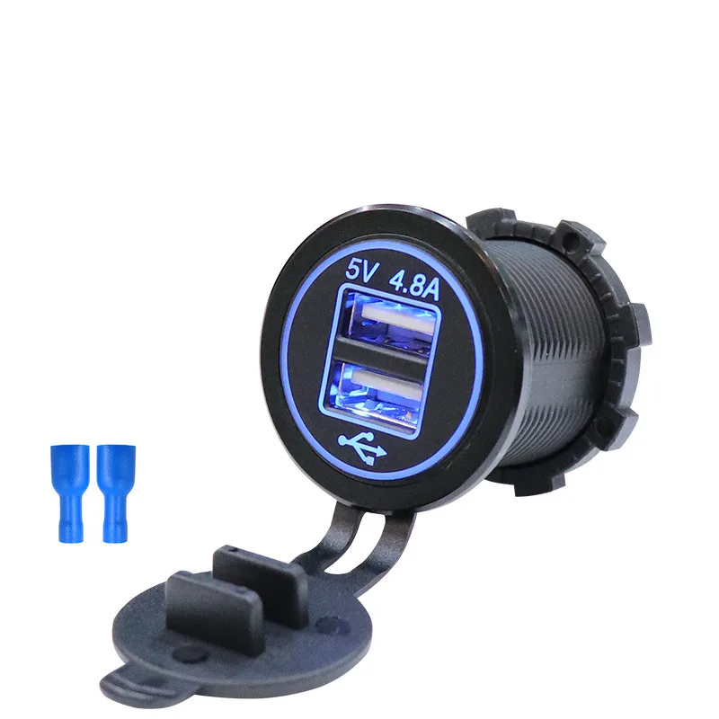 Universal 4.8A Multifunction Car Charger Dual-port USB Car Charger For Moible Phone iPhone Charging In Car Auto USB Charger
Universal 4.8A Multifunction Car Charger Dual-port USB Car Charger For Moible Phone iPhone Charging In Car Auto USB Charger