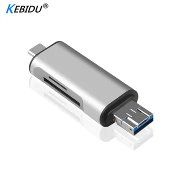 Kebidu New Portable 3 In 1 OTG Type C Card Reader USB 3.0 USB A Micro USB Combo To 2 Slot TF SD For Smartphone PC Fast
Kebidu New Portable 3 In 1 OTG Type C Card Reader USB 3.0 USB A Micro USB Combo To 2 Slot TF SD For Smartphone PC Fast