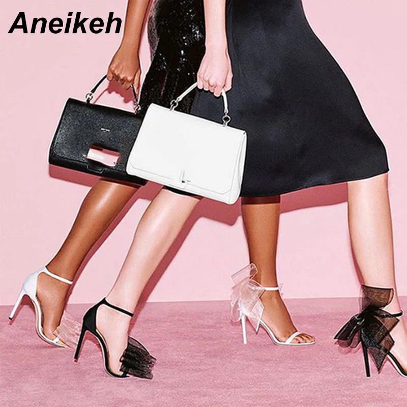 Aneikeh NEW Fashion Summer Women Thin High Heels Basic Flower Buckle Solid Shallow Ankle Strap Party Wedding Sandals Lady Shoes
Aneikeh NEW Fashion Summer Women Thin High Heels Basic Flower Buckle Solid Shallow Ankle Strap Party Wedding Sandals Lady Shoes