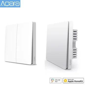 Aqara D1 Wall Switch Smart ZigBee Zero Line Fire Wire Light Remote Control Wireless Key Wall Switch for HomeKit Xiaomi Mi Home 
Aqara D1 Wall Switch Smart ZigBee Zero Line Fire Wire Light Remote Control Wireless Key Wall Switch for HomeKit Xiaomi Mi Home