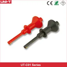 UNI-T UT-C01 Series Multimeter Wire Lead Test Hook Clip Clamp Extension Hook Probe Testing Clip Aperture Direct Plug-in
UNI-T UT-C01 Series Multimeter Wire Lead Test Hook Clip Clamp Extension Hook Probe Testing Clip Aperture Direct Plug-in