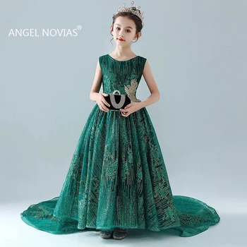 Long Green Lace Flower Girl Dresses 2020 Princess Toddler Robe Mariage Enfant Fille for wedding and party
Long Green Lace Flower Girl Dresses 2020 Princess Toddler Robe Mariage Enfant Fille for wedding and party