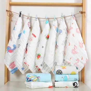1pc Baby Mushlin Washcloths Squares 6Layer Baby Towels and Wash Cloths Comfort Baby Muslin Squares Muselina Bebe Algodon 30x30cm
1pc Baby Mushlin Washcloths Squares 6Layer Baby Towels and Wash Cloths Comfort Baby Muslin Squares Muselina Bebe Algodon 30x30cm