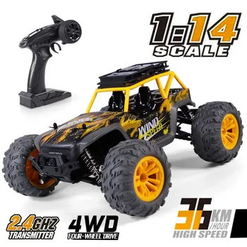 1:14 4WD 2.4G 36KM/H Monster Truck High-Speed Off-Road Vehicle Remote Control Model Car - Raptor Yellow
1:14 4WD 2.4G 36KM/H Monster Truck High-Speed Off-Road Vehicle Remote Control Model Car - Raptor Yellow