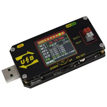 USB Color Screen Charging Tester Numerical Control Voltage Buck And Boost Power Supply Charger Tester
USB Color Screen Charging Tester Numerical Control Voltage Buck And Boost Power Supply Charger Tester