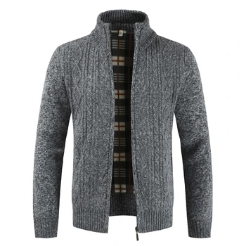 2020 Autumn Cardigan Men Sweaters Thick Warm Knitted Sweater Mens Jackets Coats Male Clothing Casual Knitwear
2020 Autumn Cardigan Men Sweaters Thick Warm Knitted Sweater Mens Jackets Coats Male Clothing Casual Knitwear