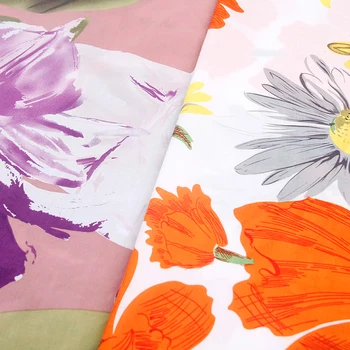 Handmade clothing material DIY fabric red purple flower printed clothing fabric
Handmade clothing material DIY fabric red purple flower printed clothing fabric