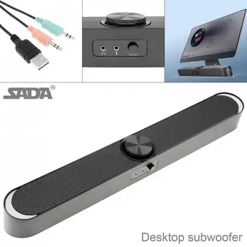 SADA V-198 Multi-media Soundbars Speaker Mobile Phone Computer Universal Strip Speaker with Stereo Surround Sound for Office
SADA V-198 Multi-media Soundbars Speaker Mobile Phone Computer Universal Strip Speaker with Stereo Surround Sound for Office