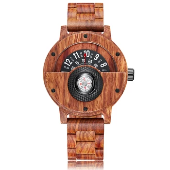 Creative Compass Turntable Number Wooden Watch Men Full Wood Band Vintage Natural Wood Wrist Watches Relogio relojes de madera
Creative Compass Turntable Number Wooden Watch Men Full Wood Band Vintage Natural Wood Wrist Watches Relogio relojes de madera