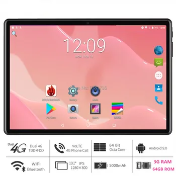 

2020 New 10 inch Octa Core tablet Andriod 9.0 OS 4G LTE Phone Call 1280*800 IPS Screen 3GB RAM 64GB ROM Type-C 5G Wifi GPS