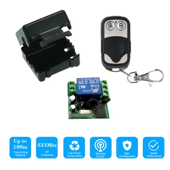 Smart Home 433Mhz DC12V 1CH Wireless Remote Switch Relay Receiver RF Transmitter Remote Control Switch Module
Smart Home 433Mhz DC12V 1CH Wireless Remote Switch Relay Receiver RF Transmitter Remote Control Switch Module