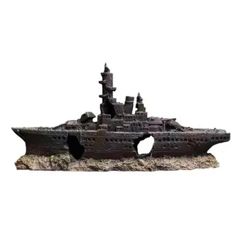 Simulation Resin Wreck Boat Fish Tank Decoration Sunk Hollow Battleship War Ship Aquarium Landscape Ornament Dodge House
Simulation Resin Wreck Boat Fish Tank Decoration Sunk Hollow Battleship War Ship Aquarium Landscape Ornament Dodge House