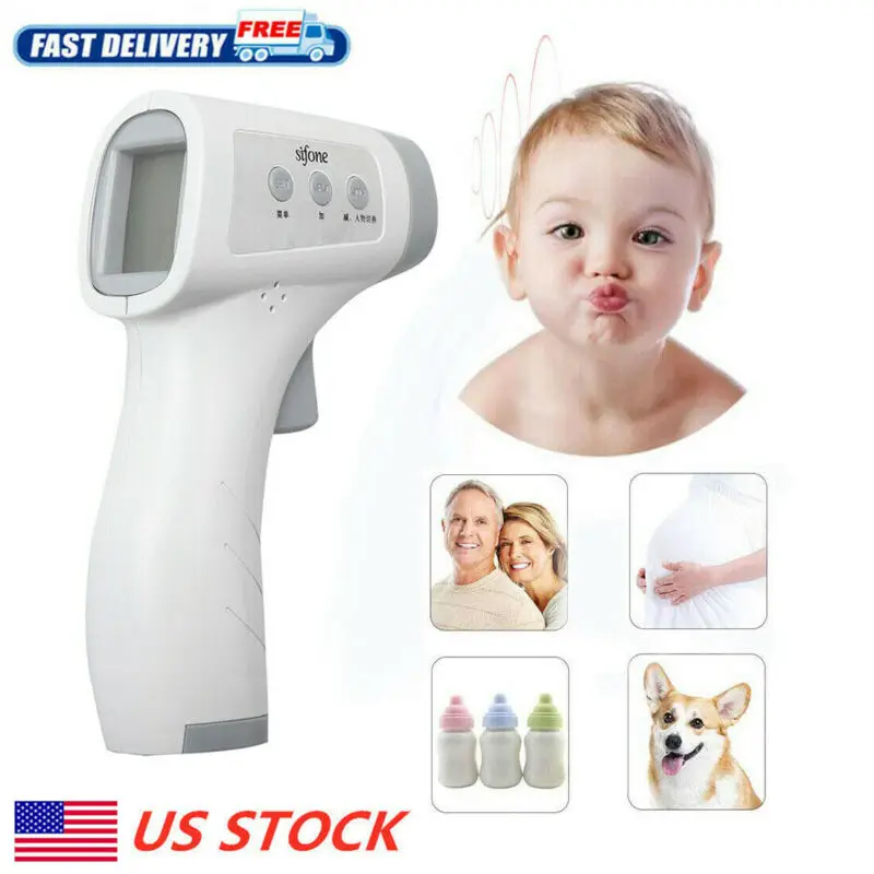 Digital Non-Contact IR Infrared Thermometer Precision Forehead Body Thermometer with 3 in 1 Digital for Baby Adults
Digital Non-Contact IR Infrared Thermometer Precision Forehead Body Thermometer with 3 in 1 Digital for Baby Adults