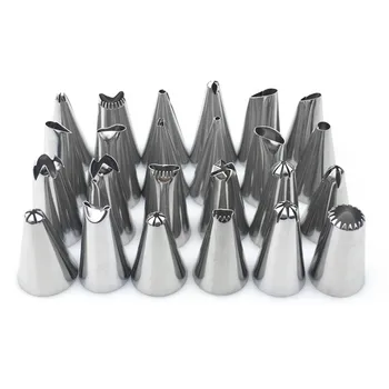 24Pcs/Set Silicone Pastry Bag Tips Kitchen DIY Icing Piping Cream Reusable 28 Nozzle Set Cake Decorating Tools Cake Accessories
24Pcs/Set Silicone Pastry Bag Tips Kitchen DIY Icing Piping Cream Reusable 28 Nozzle Set Cake Decorating Tools Cake Accessories