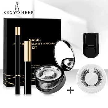 3 Pairs Eyelashes set without glue or magnetic for Eyelash Extension include Eyeliner & Eyelashes & mascara & Eyelash curler Set
3 Pairs Eyelashes set without glue or magnetic for Eyelash Extension include Eyeliner & Eyelashes & mascara & Eyelash curler Set
