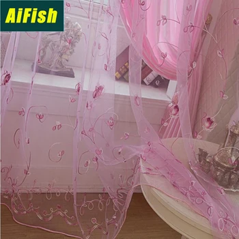 High-End Korean Pastoral Embroidered Tulle Curtains For Living Room Study Bedroom Custom Tulle Curtains wp256T4
High-End Korean Pastoral Embroidered Tulle Curtains For Living Room Study Bedroom Custom Tulle Curtains wp256T4