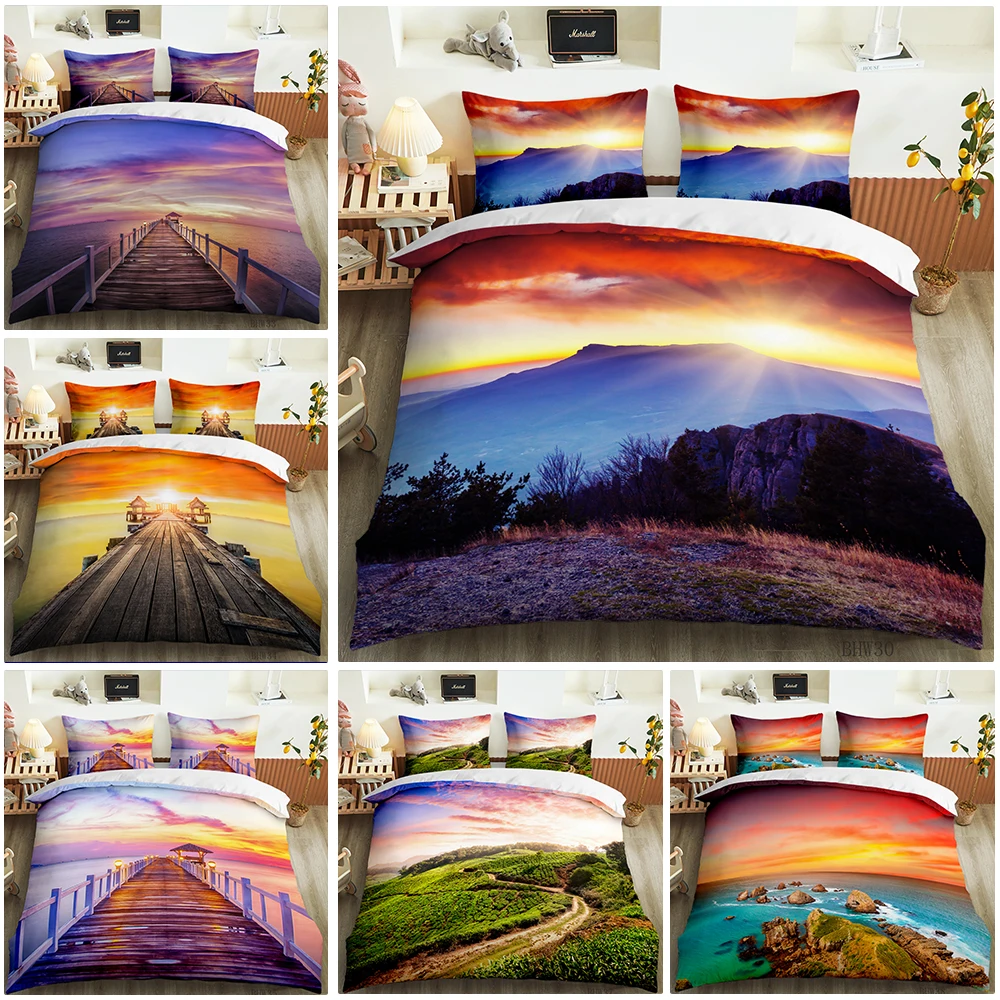 3D printing Beautiful scenery series comfortable double bedroom Bedding Set Duvet Cover Bedding Set pillow case extra large
3D printing Beautiful scenery series comfortable double bedroom Bedding Set Duvet Cover Bedding Set pillow case extra large