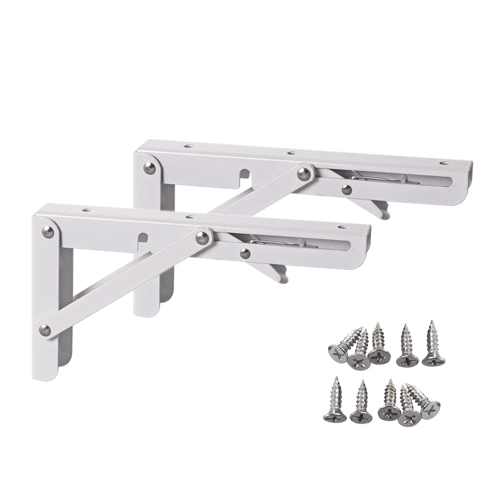 8 Inch Folding Shelf Bench Table Folding Shelf or Bracket 2-Pack,With Mounting Screws
8 Inch Folding Shelf Bench Table Folding Shelf or Bracket 2-Pack,With Mounting Screws