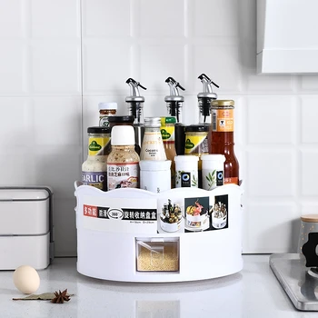 360 Degree Rotating Spice Rack Nonslip Condiment Jar Display Stand Kitchen Pantry Countertop Cabinet Organizer
360 Degree Rotating Spice Rack Nonslip Condiment Jar Display Stand Kitchen Pantry Countertop Cabinet Organizer