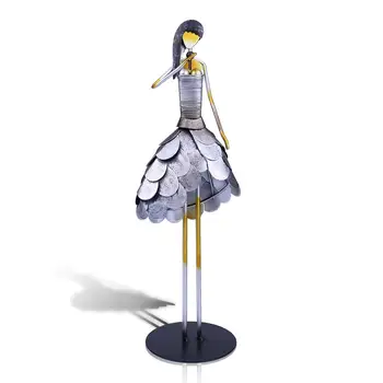 Singing Girl Metal Sculpture Handicraft Home Decoration Ornament Environmental Paint Handmade Artwork For Home 
Singing Girl Metal Sculpture Handicraft Home Decoration Ornament Environmental Paint Handmade Artwork For Home