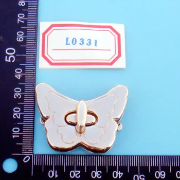 10 sets/lot butterfly shape High Quality Twist Turn Lock Clasp Closure Women leather Handbag Bag Parts Hardware DIY L0331
10 sets/lot butterfly shape High Quality Twist Turn Lock Clasp Closure Women leather Handbag Bag Parts Hardware DIY L0331