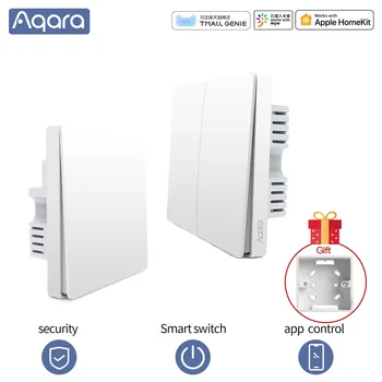 Aqara wall switch smart switch wireless light Light Remote Control with wire ZigBee wifi connect for xiaomi smart home
Aqara wall switch smart switch wireless light Light Remote Control with wire ZigBee wifi connect for xiaomi smart home
