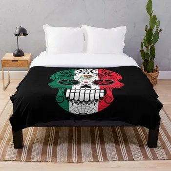 Sugar Skull with Roses and Flag of Mexico Blanket Wool Flannel Plush Blanket Bedspread For office Sherpa Blanket Couch Quilt Cov
Sugar Skull with Roses and Flag of Mexico Blanket Wool Flannel Plush Blanket Bedspread For office Sherpa Blanket Couch Quilt Cov