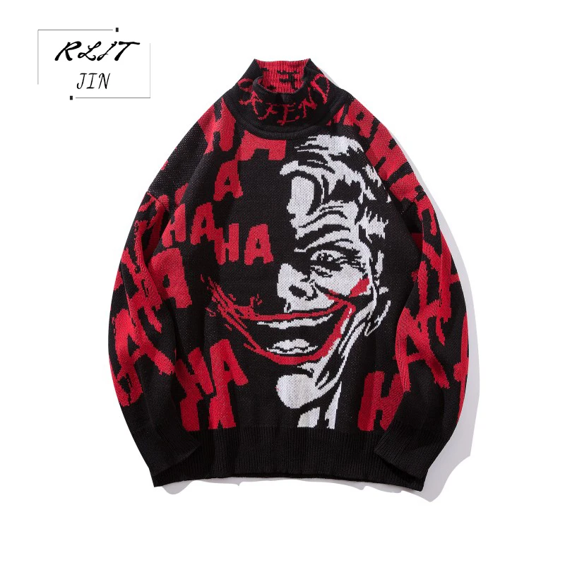 RLJT.JIN 2019 New Winter Hip Hop Knitted Pullover Men Pull Homme Sueter Cardigan Hombre Turtle Neck Mens Sweater Stranger Things
RLJT.JIN 2019 New Winter Hip Hop Knitted Pullover Men Pull Homme Sueter Cardigan Hombre Turtle Neck Mens Sweater Stranger Things