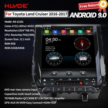 Klyde Car Radio Tesla Style Screen For Toyota Land Cruiser 2016-2017 Android 9 Recorder Multimedia Player Video GPS Navigation
Klyde Car Radio Tesla Style Screen For Toyota Land Cruiser 2016-2017 Android 9 Recorder Multimedia Player Video GPS Navigation