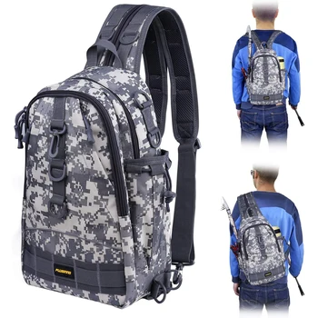 Unisex Fishing Gear Storage Backpack Multi-use Solid Color/Camouflage/ Digital Print Chest Bag Water-resistant Crossbody Bag
Unisex Fishing Gear Storage Backpack Multi-use Solid Color/Camouflage/ Digital Print Chest Bag Water-resistant Crossbody Bag