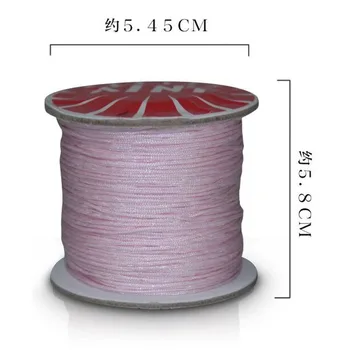 6pcs/lotKINT Jade Line 0.8mm 100m 50g Chinese Knot Line Thread Jade Necklace Rope Braided DIY Craft Supplies
6pcs/lotKINT Jade Line 0.8mm 100m 50g Chinese Knot Line Thread Jade Necklace Rope Braided DIY Craft Supplies