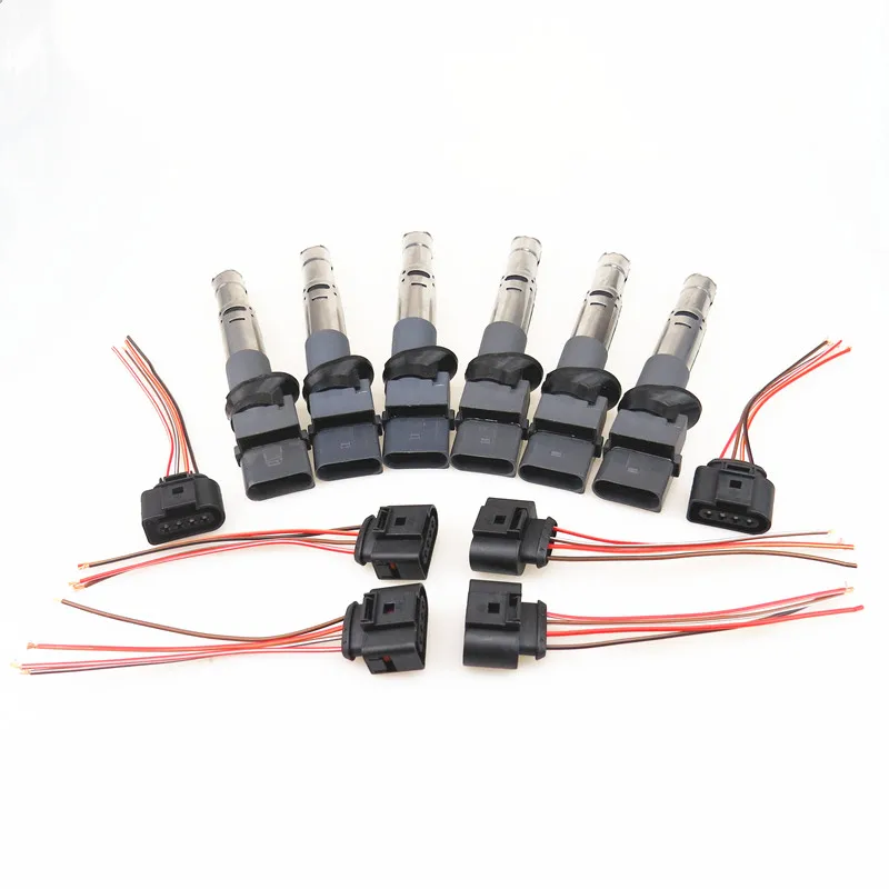 AZQFZ Car Voltage Engine Ignition Coil+Plug Cable For Q7 Superb VW Eos Passat Phaeton Touareg Passat CC 022 905 715 A 1J0973724
AZQFZ Car Voltage Engine Ignition Coil+Plug Cable For Q7 Superb VW Eos Passat Phaeton Touareg Passat CC 022 905 715 A 1J0973724
