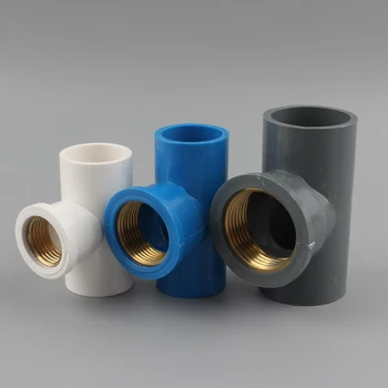 20 25 32mm PVC Water Supply Pipe Copper Female Thread 3 way Quick Connectors 1/2 3/4 1 inch Reducing Connectors Garden Fittings
20 25 32mm PVC Water Supply Pipe Copper Female Thread 3 way Quick Connectors 1/2 3/4 1 inch Reducing Connectors Garden Fittings