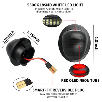 2 x RED SMD Tube LED License Plate Tag Light Lamp For 1999-2016 Ford F150 F250 F350
2 x RED SMD Tube LED License Plate Tag Light Lamp For 1999-2016 Ford F150 F250 F350